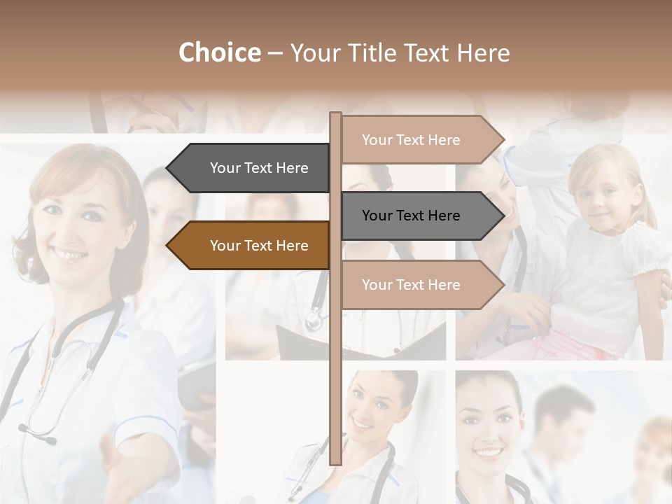 Consultant Service Smiling PowerPoint Template