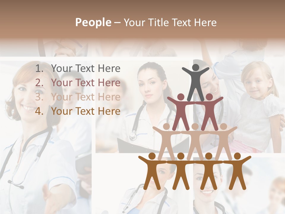 Consultant Service Smiling PowerPoint Template
