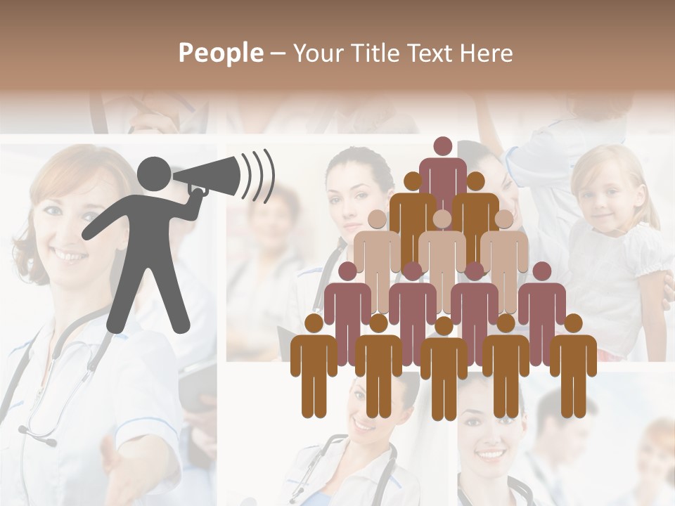 Consultant Service Smiling PowerPoint Template