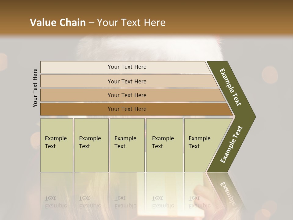 Girl Christmas Gift PowerPoint Template