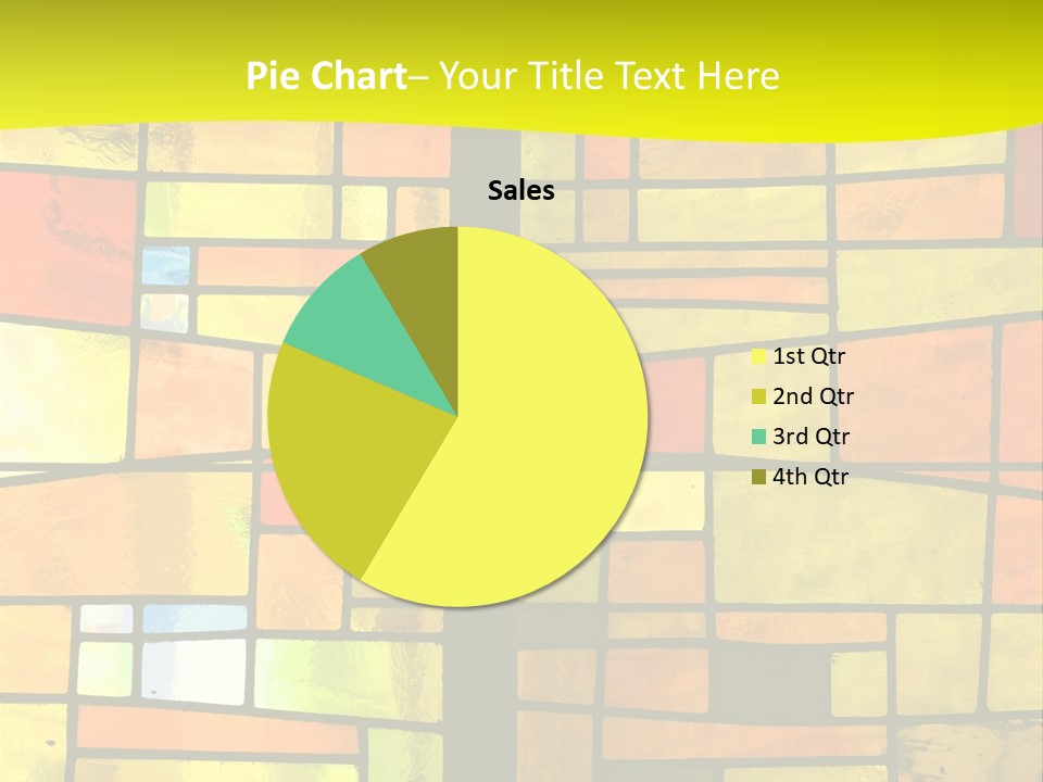Church Stained Glass Patterns PowerPoint Template