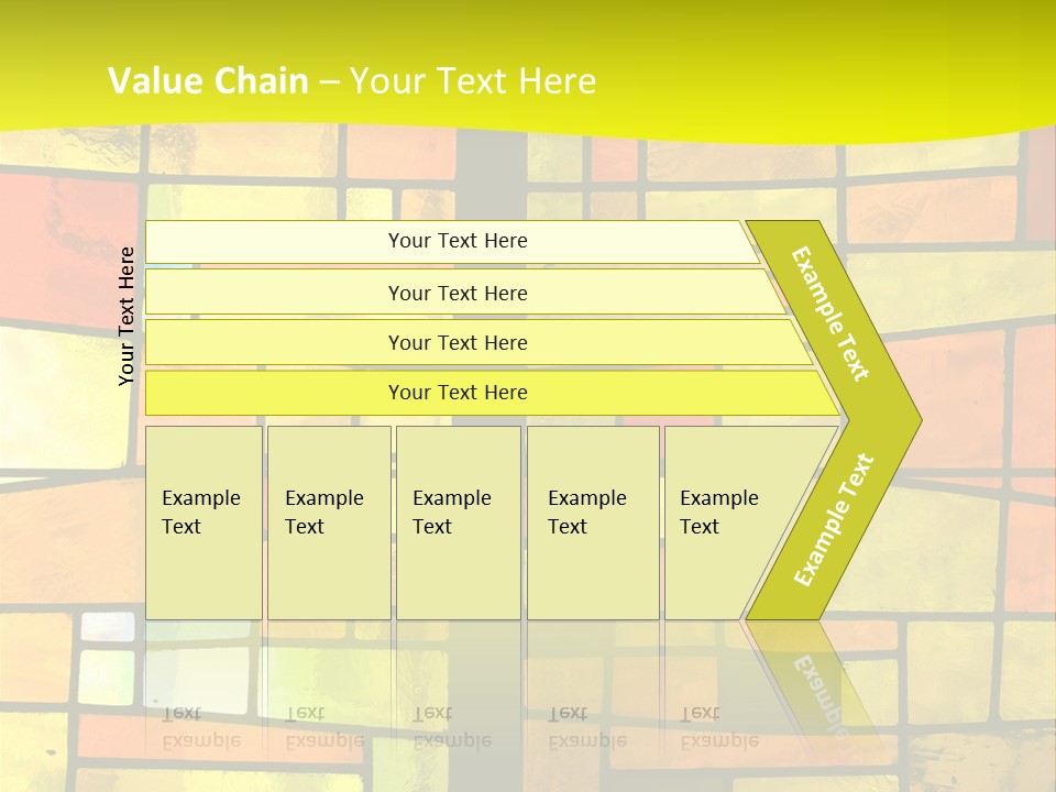 Church Stained Glass Patterns PowerPoint Template