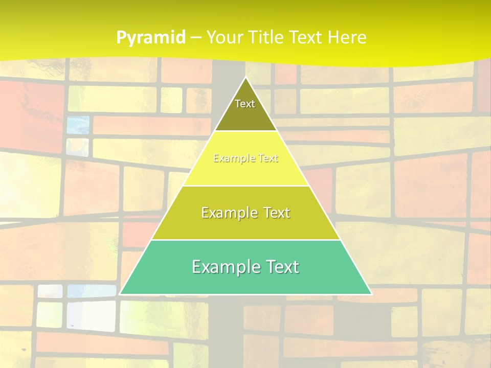 Church Stained Glass Patterns PowerPoint Template