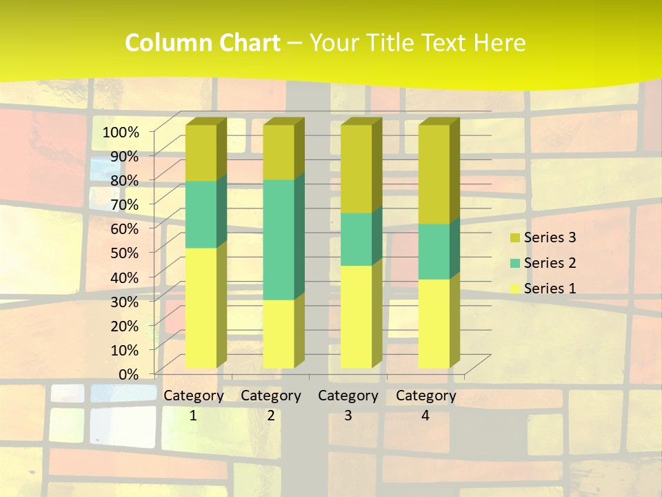 Church Stained Glass Patterns PowerPoint Template