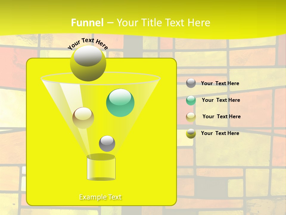 Church Stained Glass Patterns PowerPoint Template