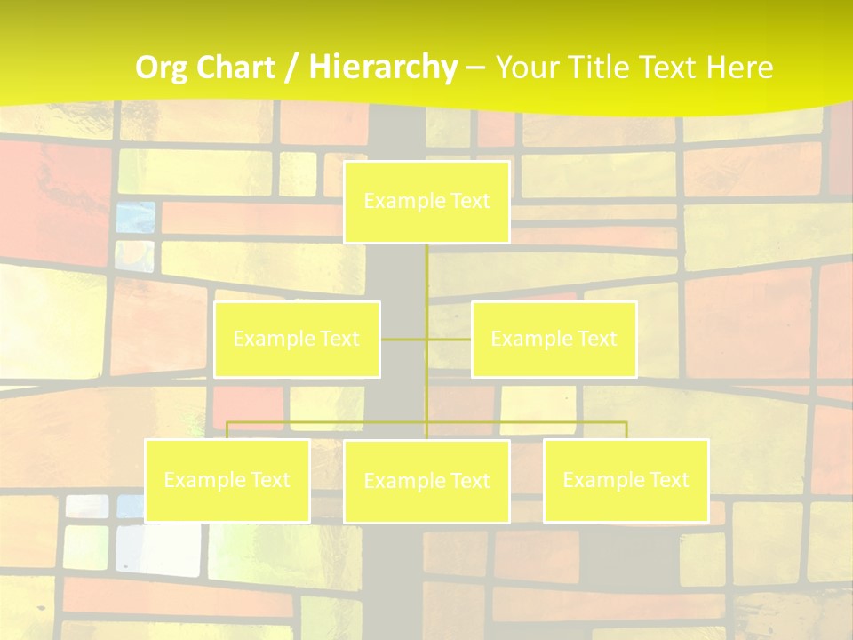 Church Stained Glass Patterns PowerPoint Template