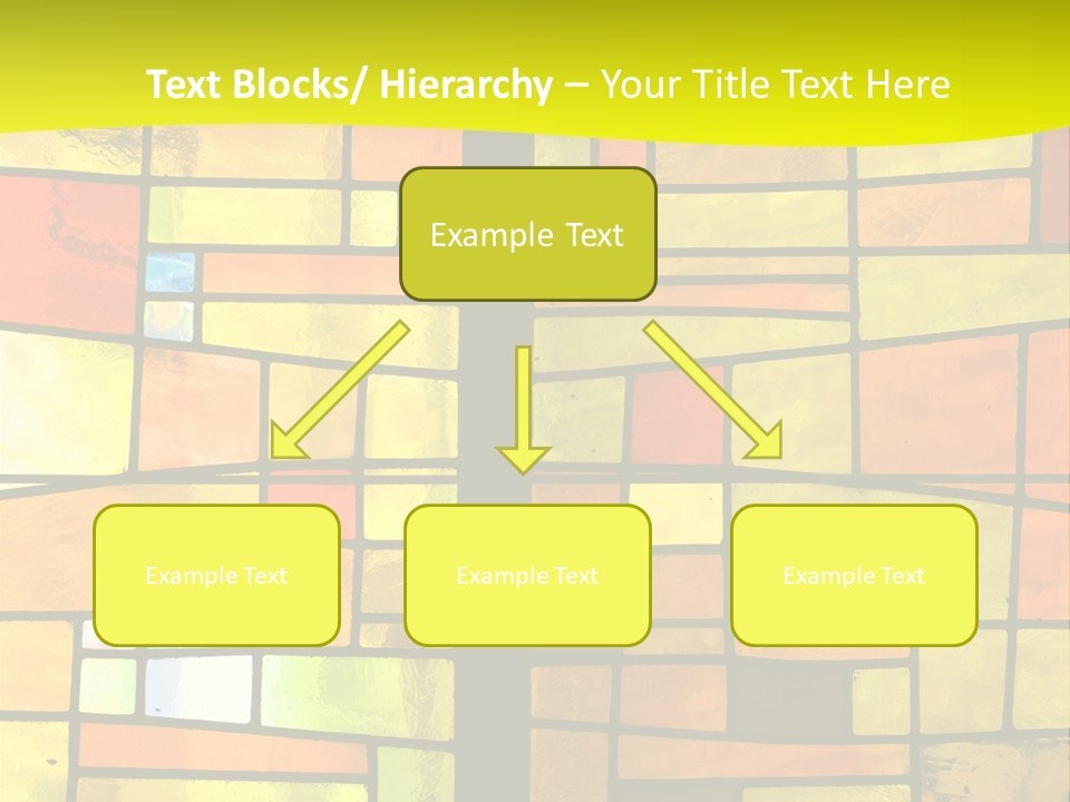 Church Stained Glass Patterns PowerPoint Template
