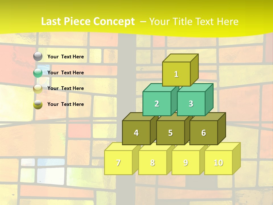 Church Stained Glass Patterns PowerPoint Template