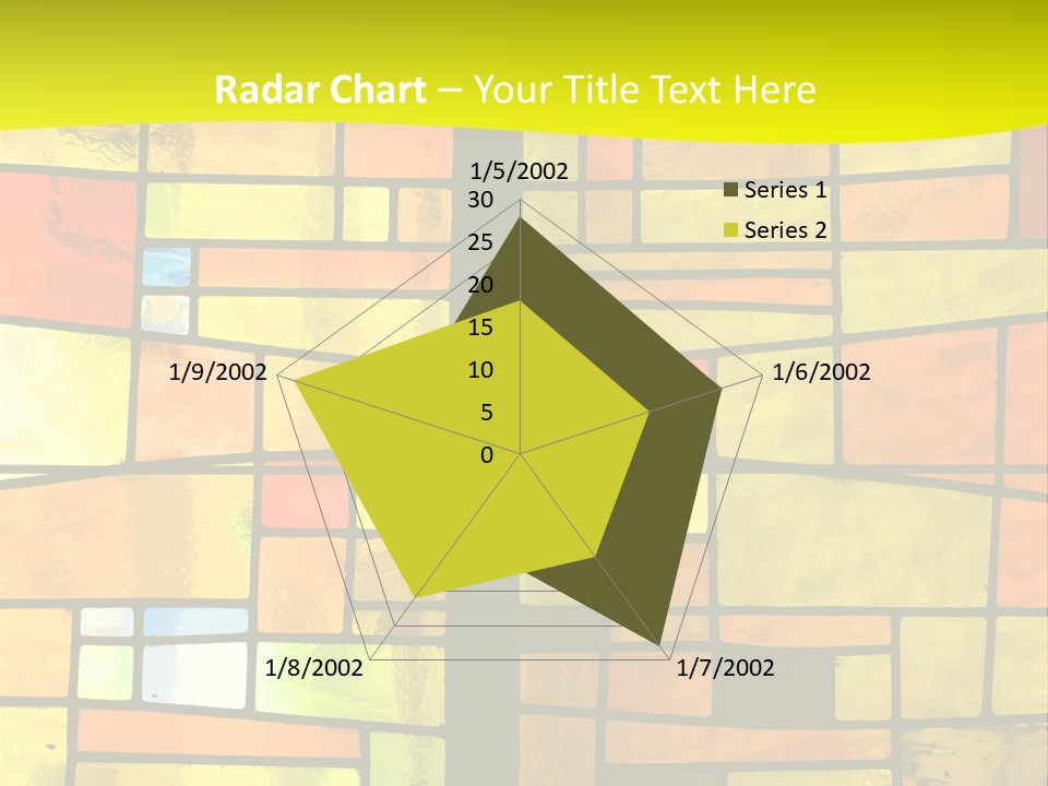 Church Stained Glass Patterns PowerPoint Template