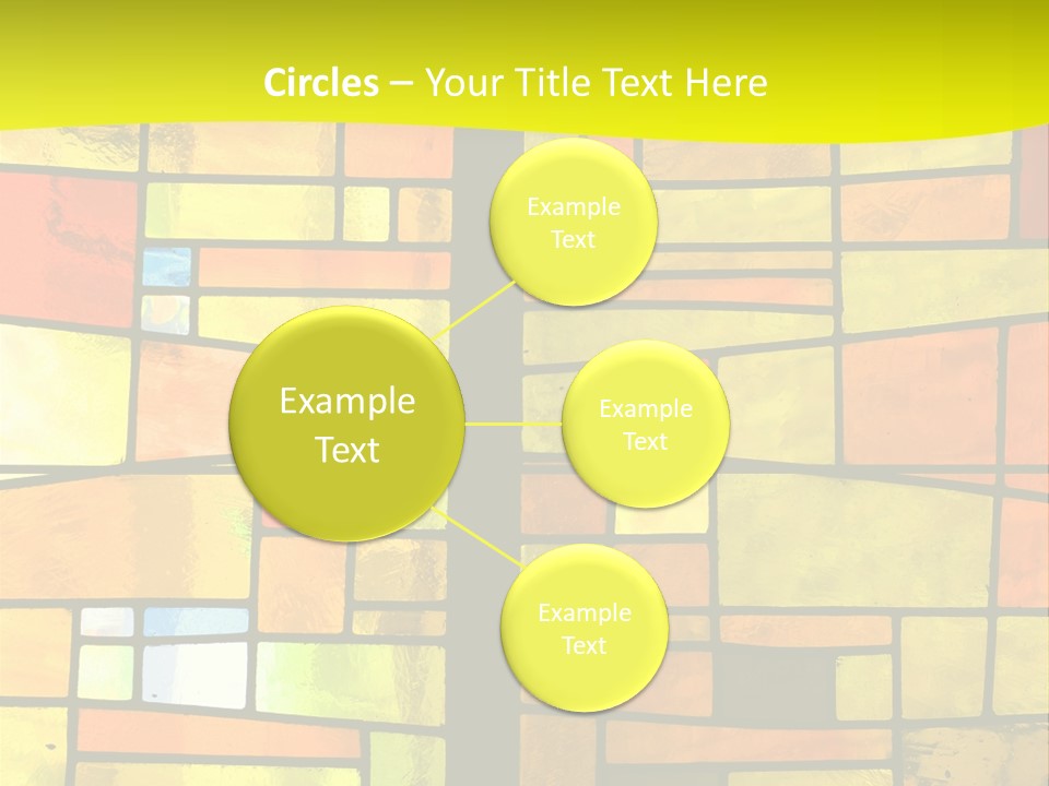 Church Stained Glass Patterns PowerPoint Template