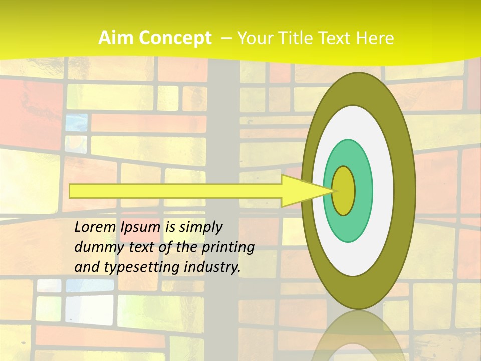 Church Stained Glass Patterns PowerPoint Template