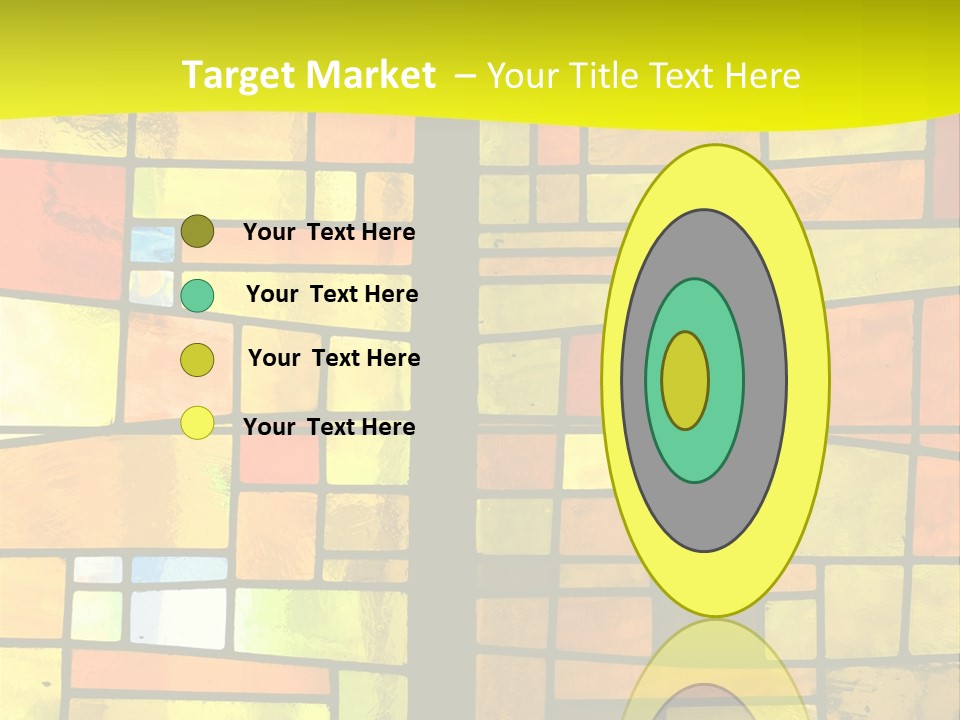 Church Stained Glass Patterns PowerPoint Template