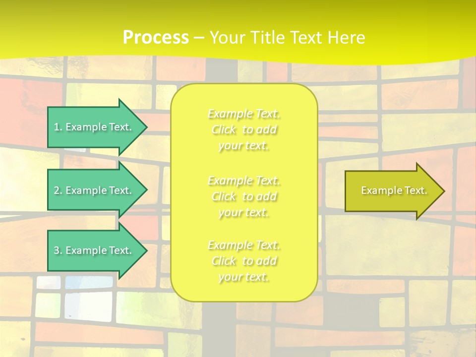 Church Stained Glass Patterns PowerPoint Template