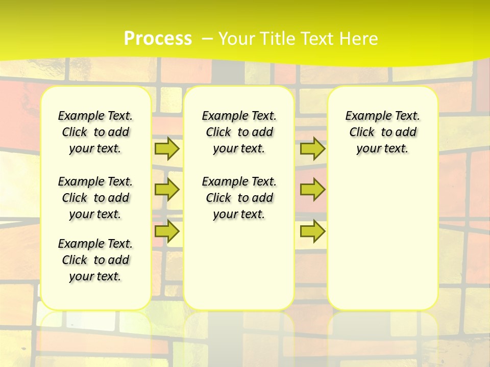 Church Stained Glass Patterns PowerPoint Template