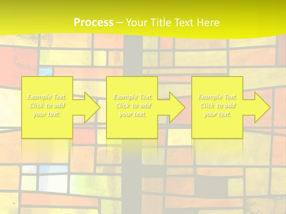 Church Stained Glass Patterns PowerPoint Template