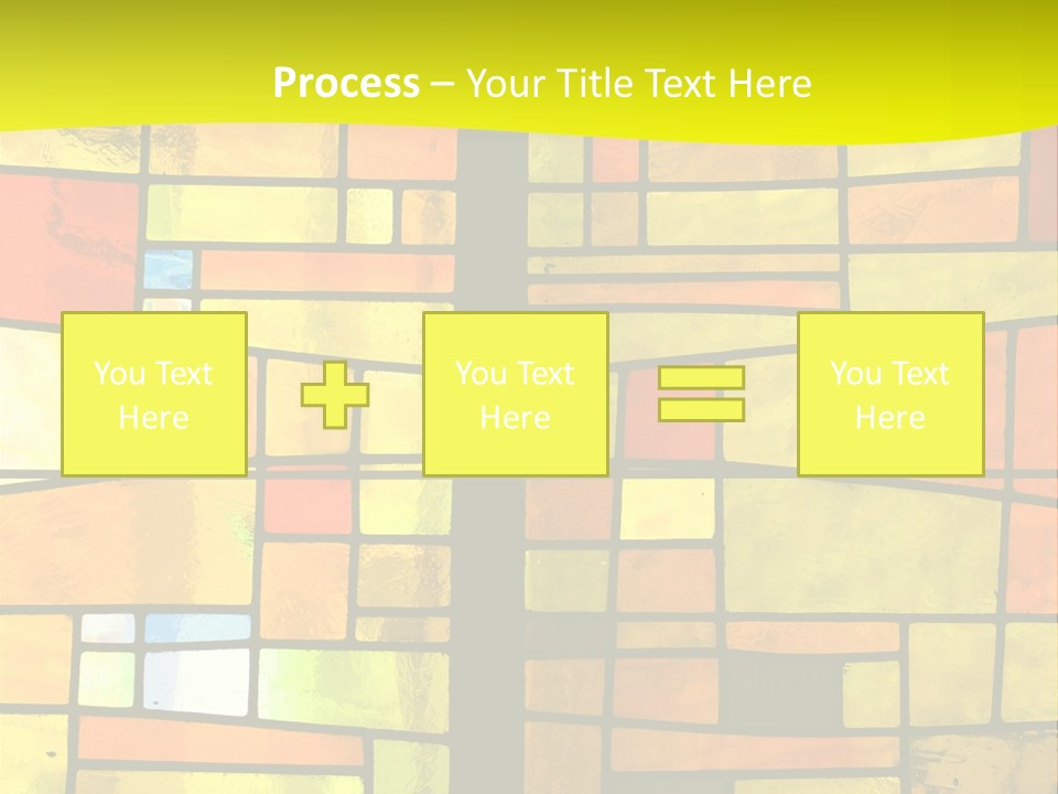 Church Stained Glass Patterns PowerPoint Template