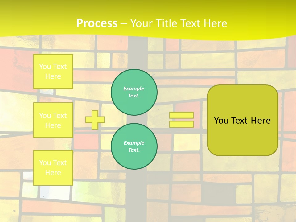 Church Stained Glass Patterns PowerPoint Template