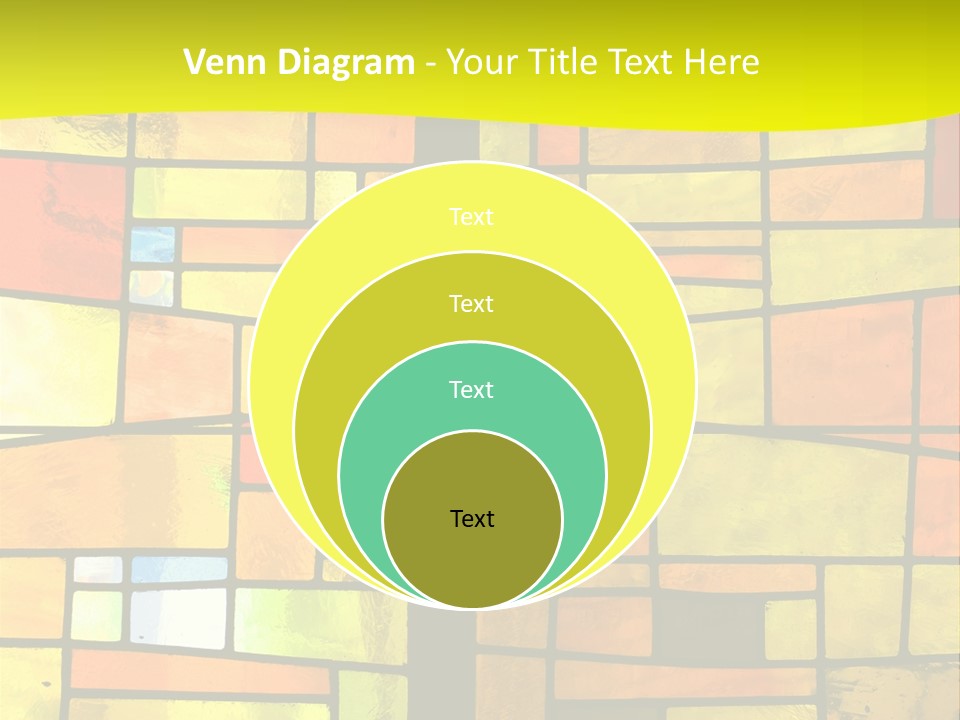 Church Stained Glass Patterns PowerPoint Template