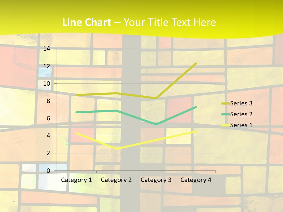 Church Stained Glass Patterns PowerPoint Template