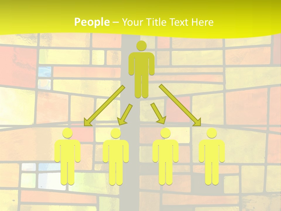 Church Stained Glass Patterns PowerPoint Template
