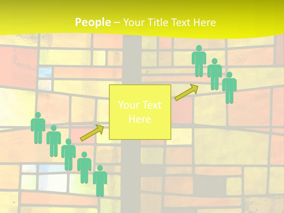 Church Stained Glass Patterns PowerPoint Template
