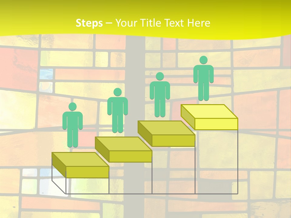Church Stained Glass Patterns PowerPoint Template