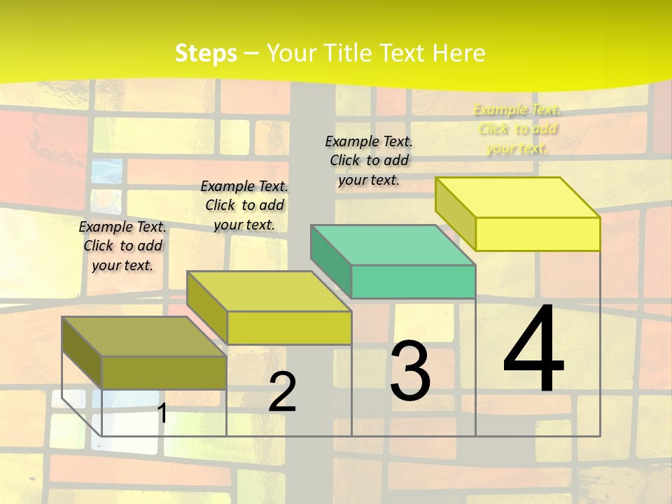 Church Stained Glass Patterns PowerPoint Template