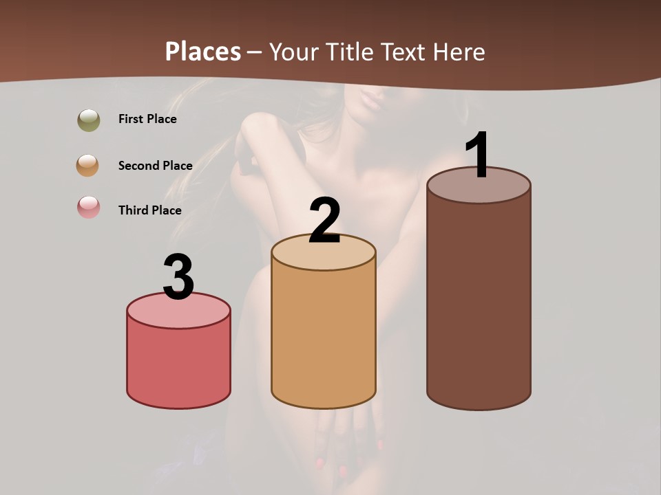 Red Hair Mermaid PowerPoint Template