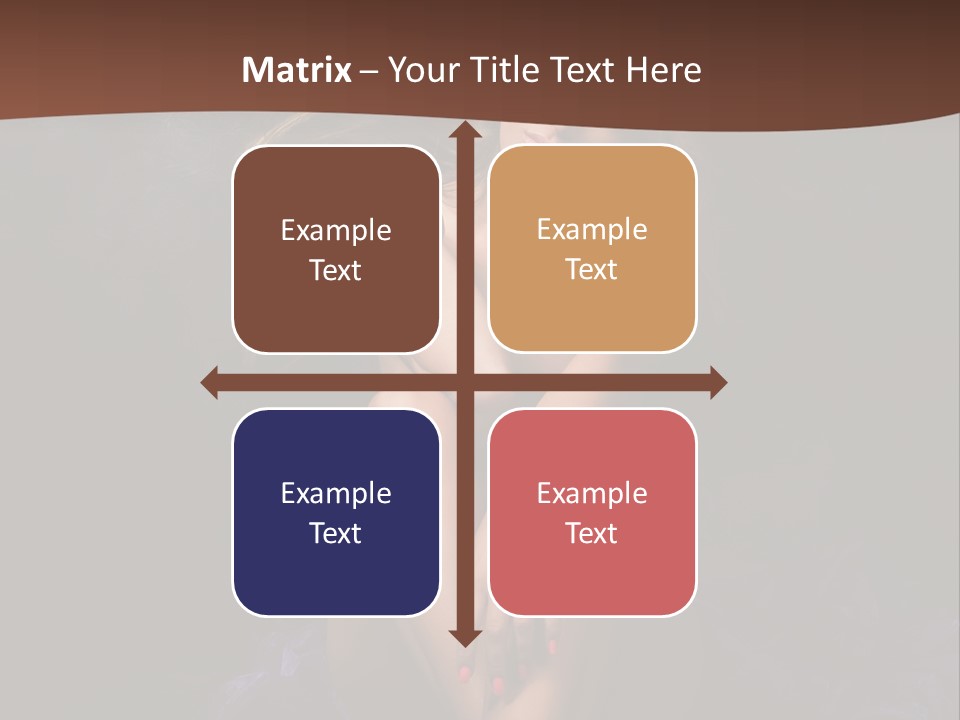 Red Hair Mermaid PowerPoint Template