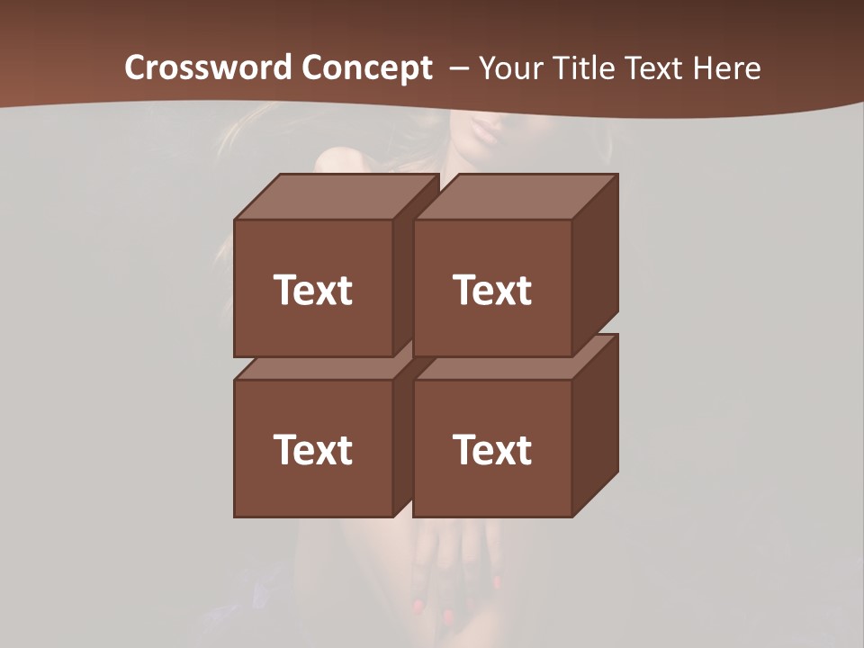 Red Hair Mermaid PowerPoint Template