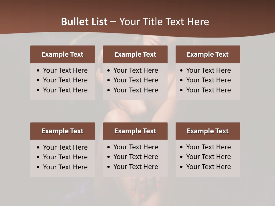 Red Hair Mermaid PowerPoint Template