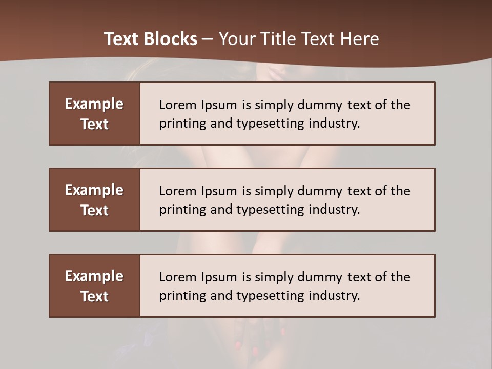 Red Hair Mermaid PowerPoint Template