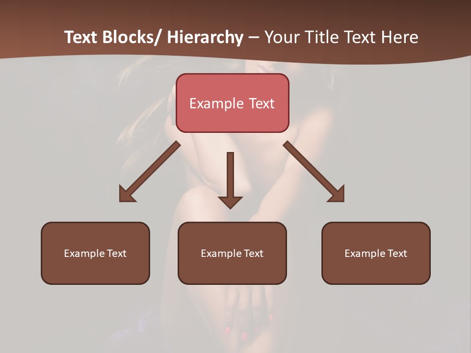 Red Hair Mermaid PowerPoint Template