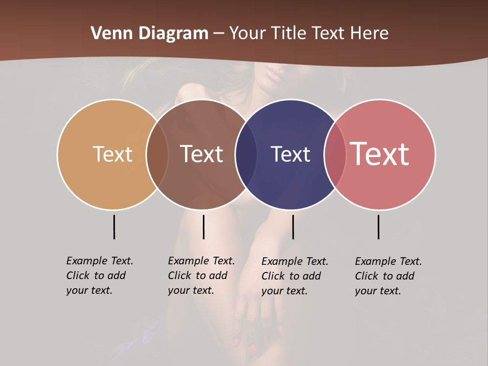 Red Hair Mermaid PowerPoint Template