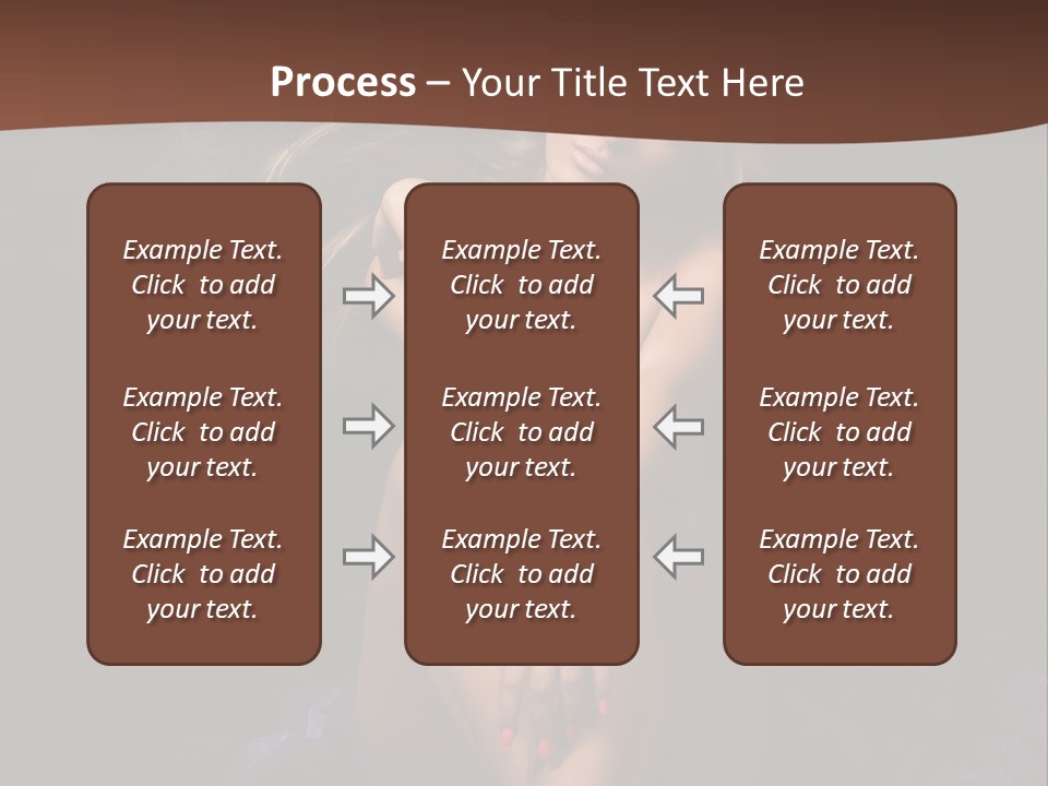 Red Hair Mermaid PowerPoint Template