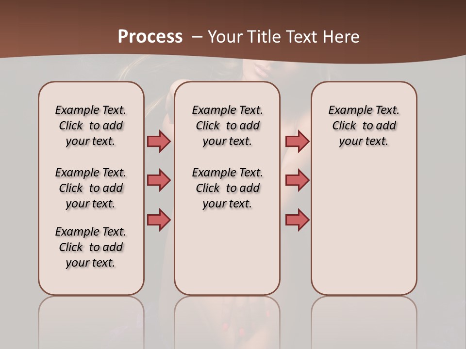 Red Hair Mermaid PowerPoint Template