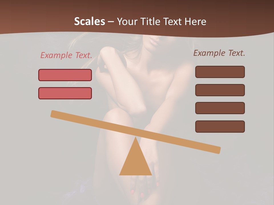 Red Hair Mermaid PowerPoint Template