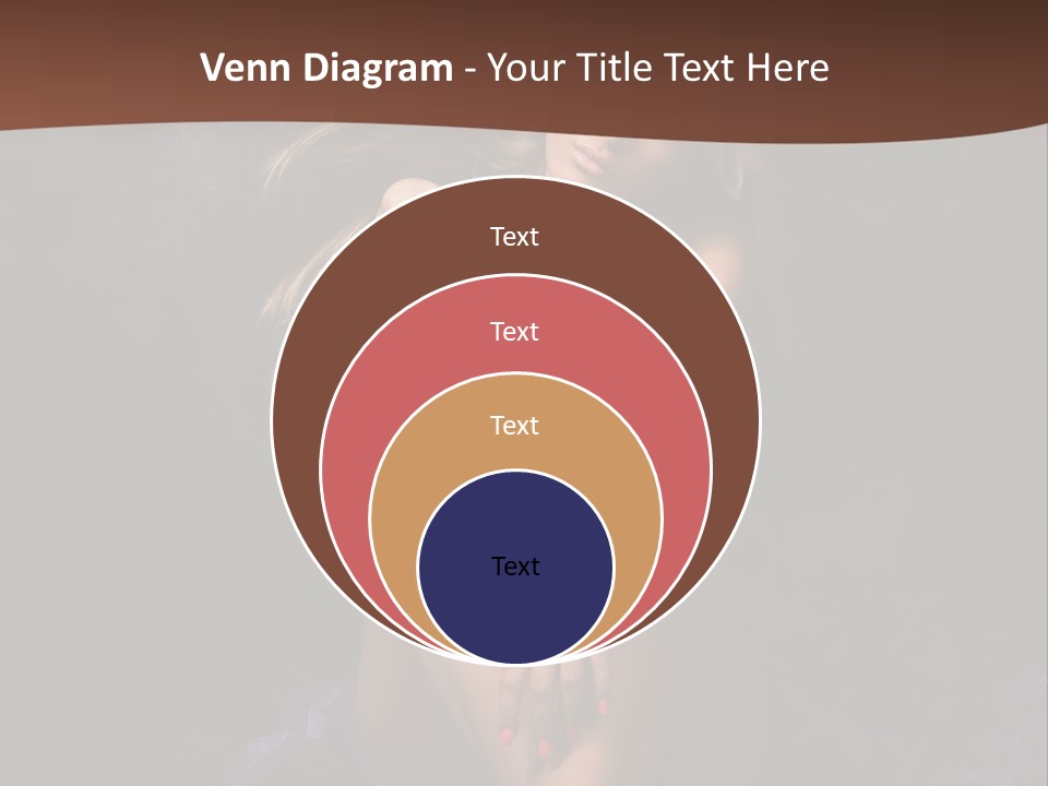 Red Hair Mermaid PowerPoint Template