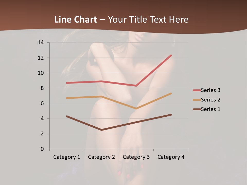 Red Hair Mermaid PowerPoint Template