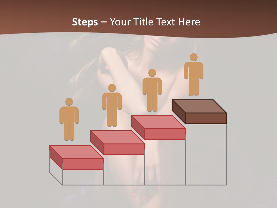 Red Hair Mermaid PowerPoint Template