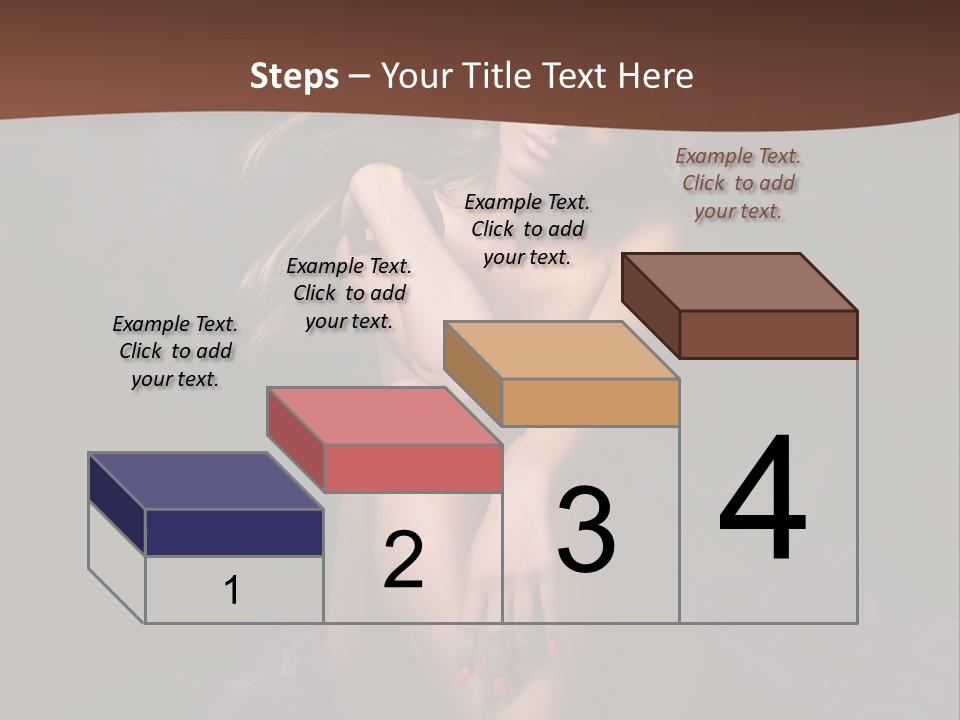 Red Hair Mermaid PowerPoint Template