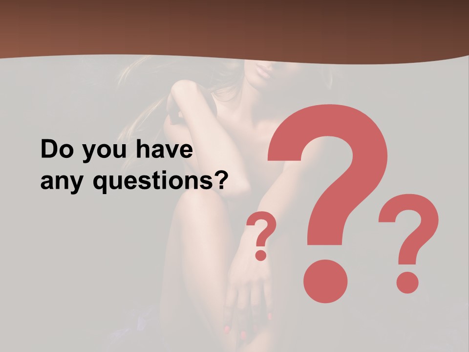 Red Hair Mermaid PowerPoint Template