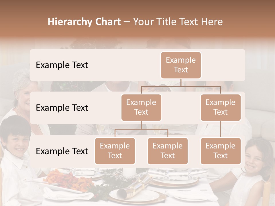 Family Christmas Dinner PowerPoint Template