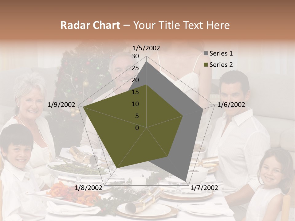 Family Christmas Dinner PowerPoint Template