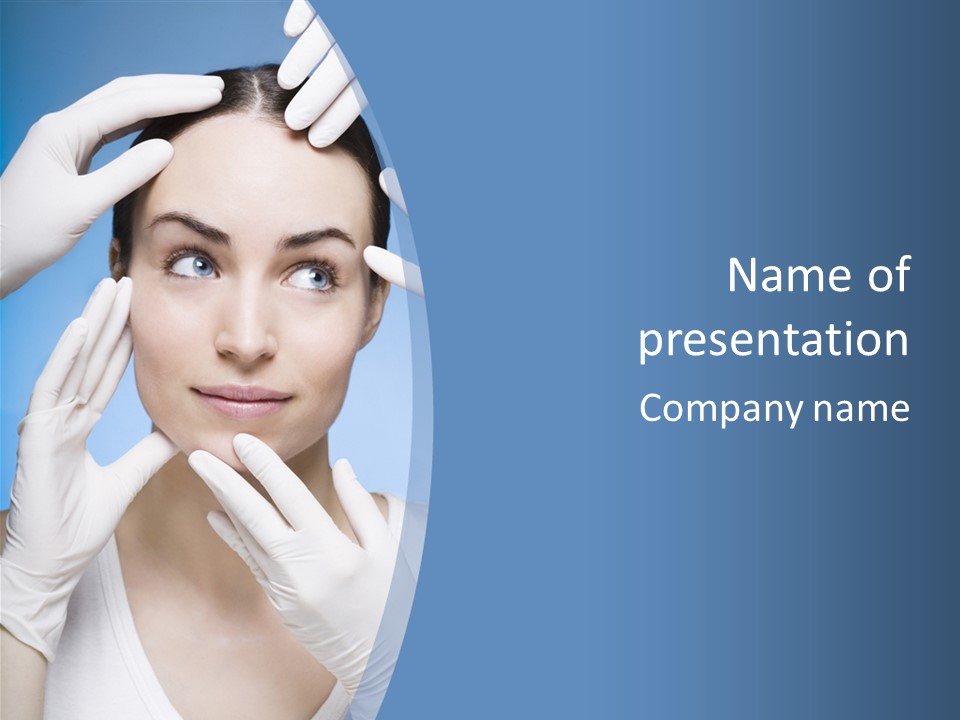 Skincare Injecting Syringe PowerPoint Template