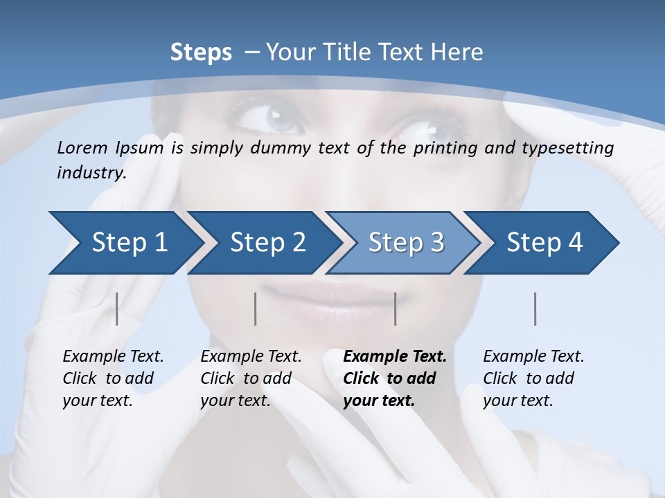 Skincare Injecting Syringe PowerPoint Template