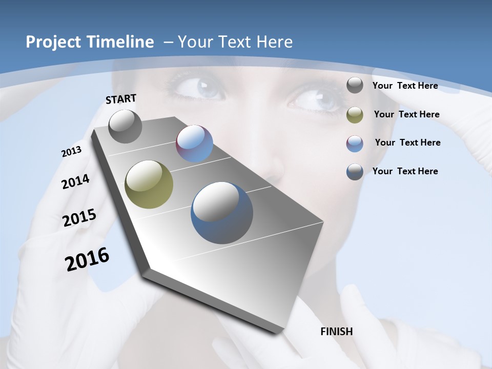 Skincare Injecting Syringe PowerPoint Template