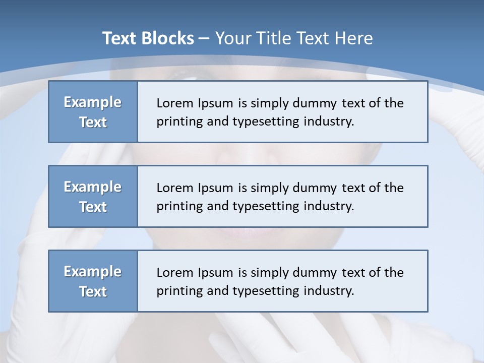 Skincare Injecting Syringe PowerPoint Template