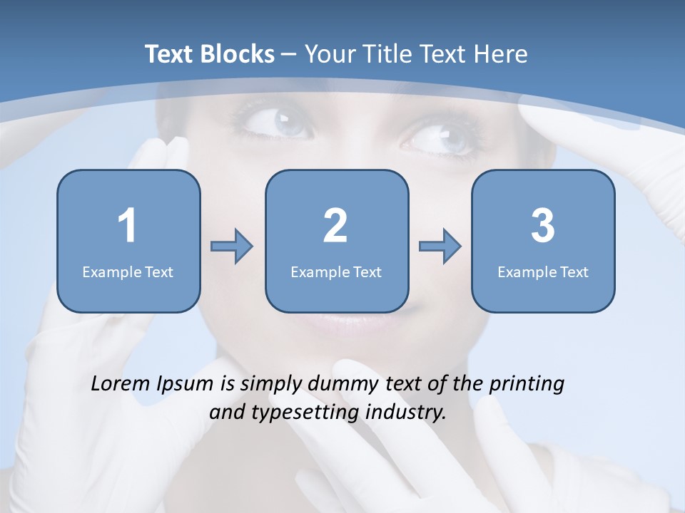 Skincare Injecting Syringe PowerPoint Template
