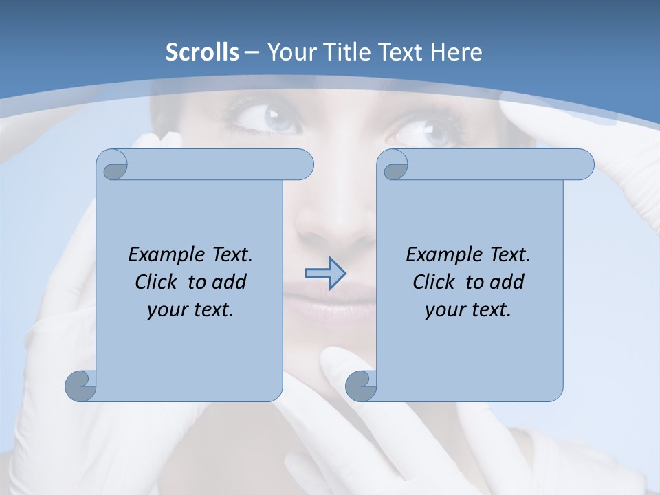 Skincare Injecting Syringe PowerPoint Template